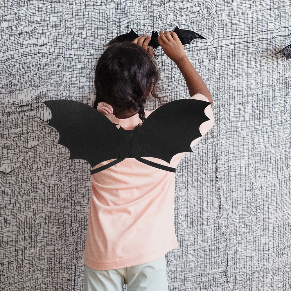 Cosplay Bat Prop - 2Sets Eva Bat Wings Adjustable Kids
