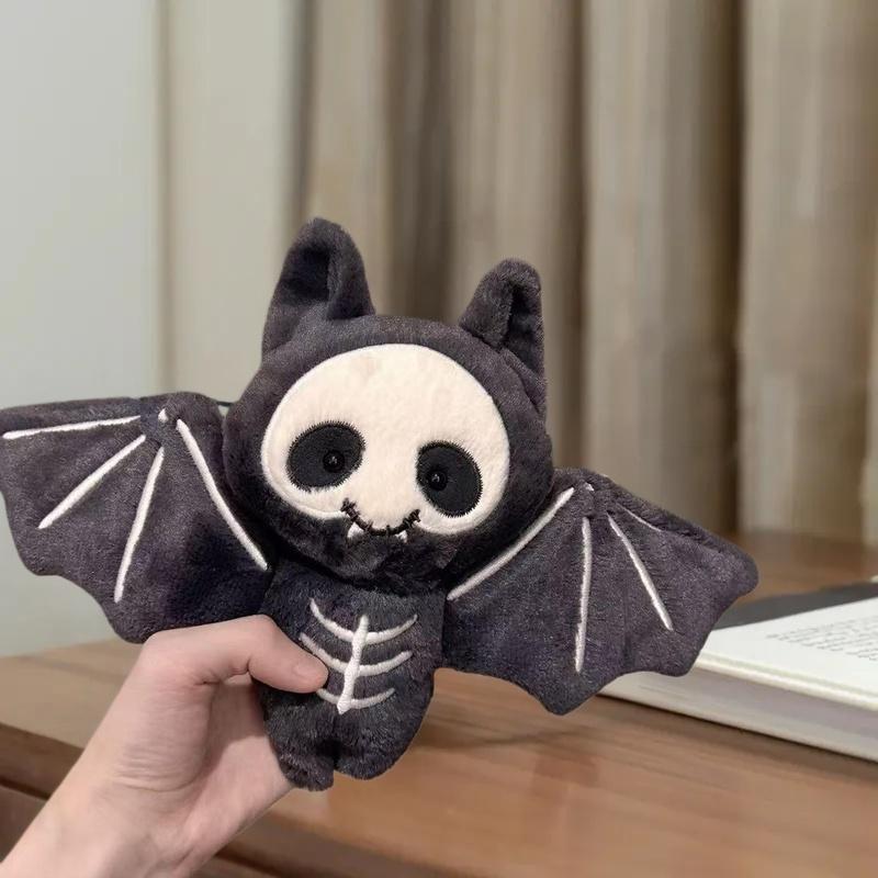 Cosplay Bat Prop - Kawaii Plush Skull Bat Keychain Cartoon