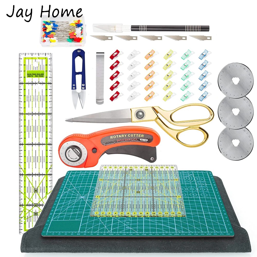 Craft Knife Set - 42PCS Rotary Cutter Set 45mm Fabric