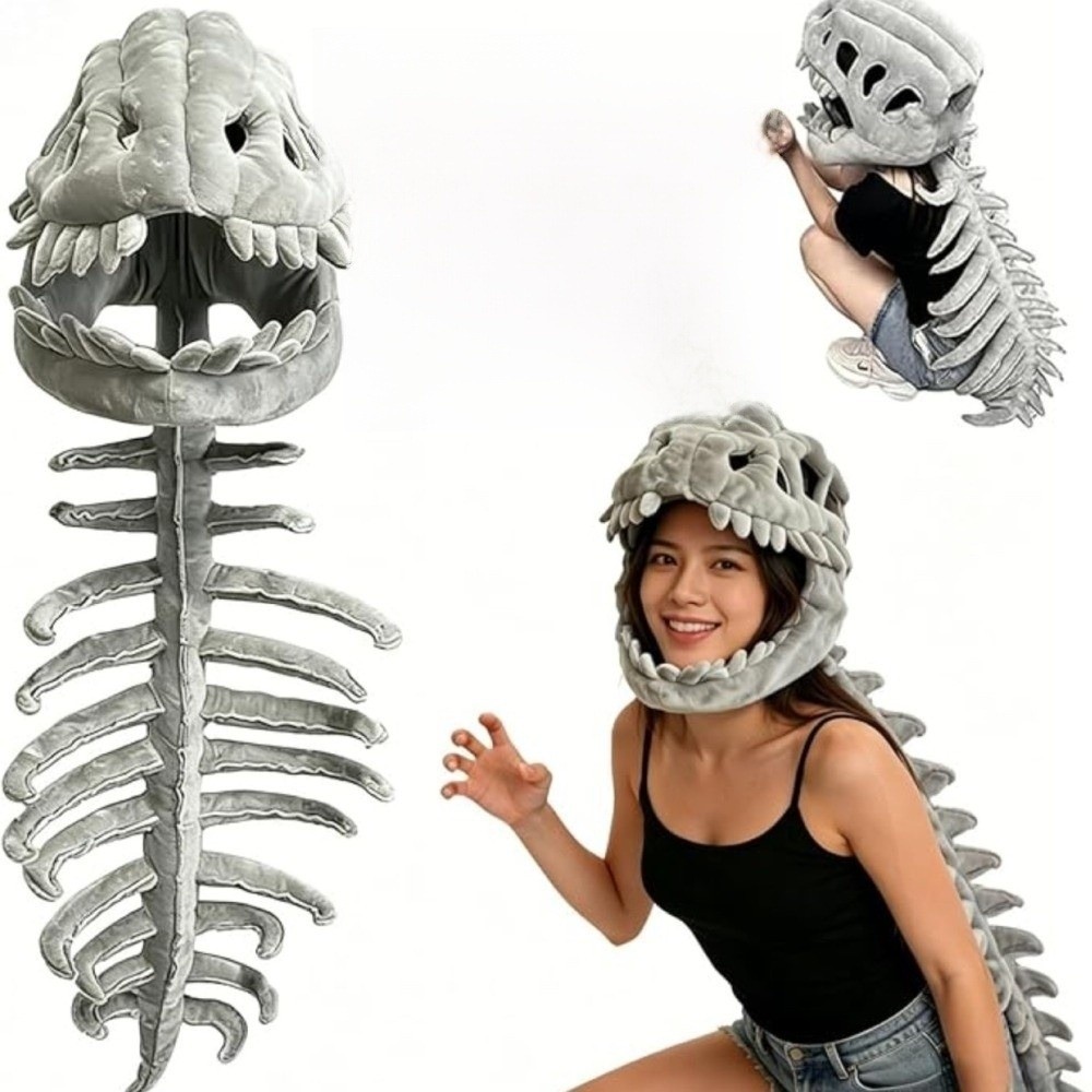 Cosplay Prop Patterns - Halloween Cosplay Costume Dinosaur Skeleton Costume
