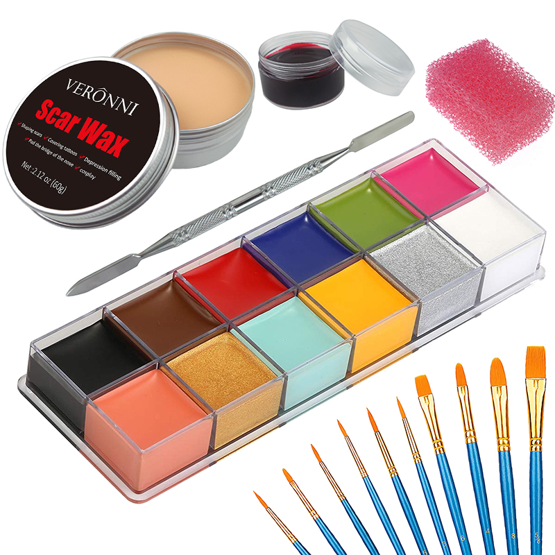 SFX Makeup Kit 12 Color Face B - Body Paint Sfx review and price