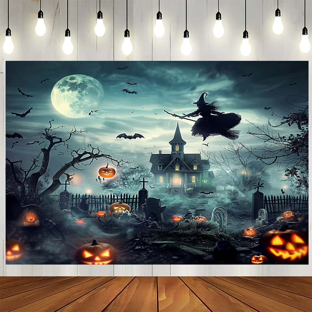 Ghost Halloween castle, Witch, - Cosplay Bat Prop review and price