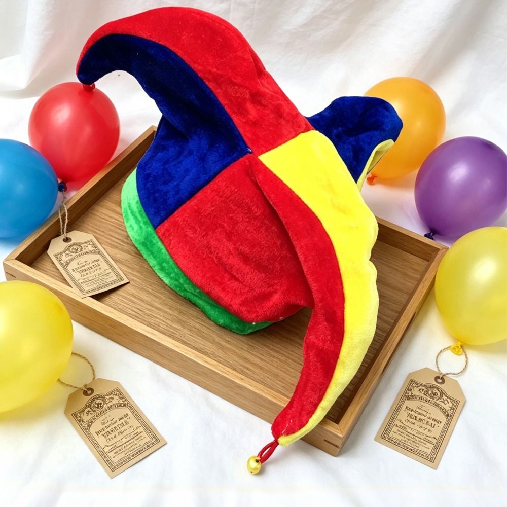 Cap Prop Multicolor Clown Hat  - Cosplay Prop Patterns review and price