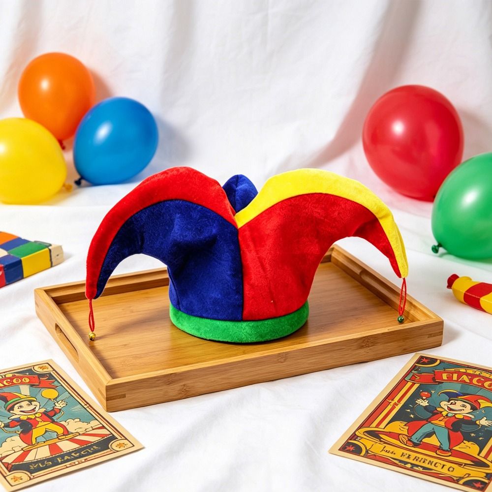 Cap Prop Multicolor Clown Hat  - Cosplay Prop Patterns review and price