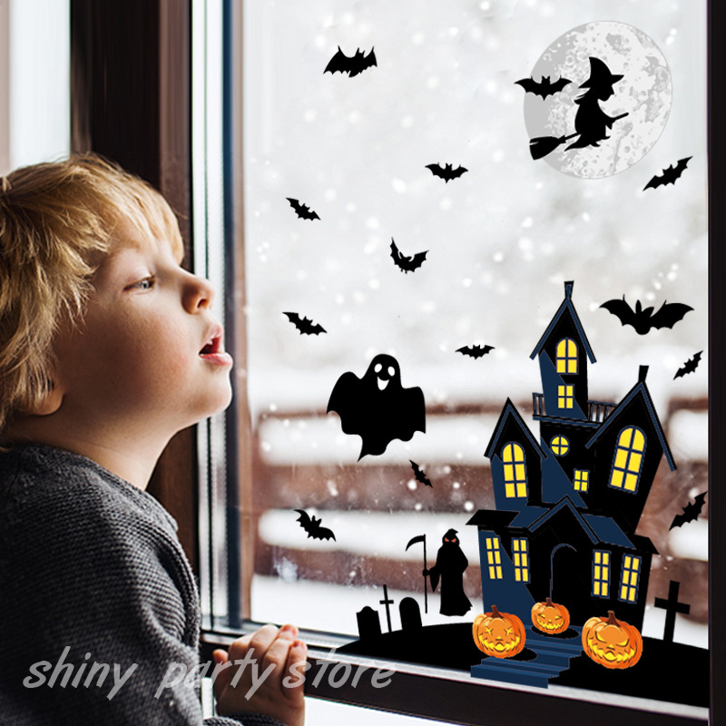 Ghost Bat Witch Window Sticker - Cosplay Bat Prop review and price