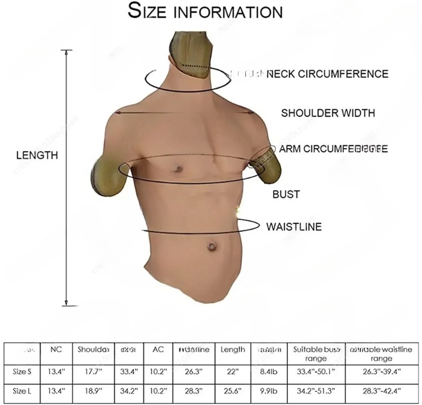 Realistic Fake Muscle Silicone - Cosplay Prop Designer review and price