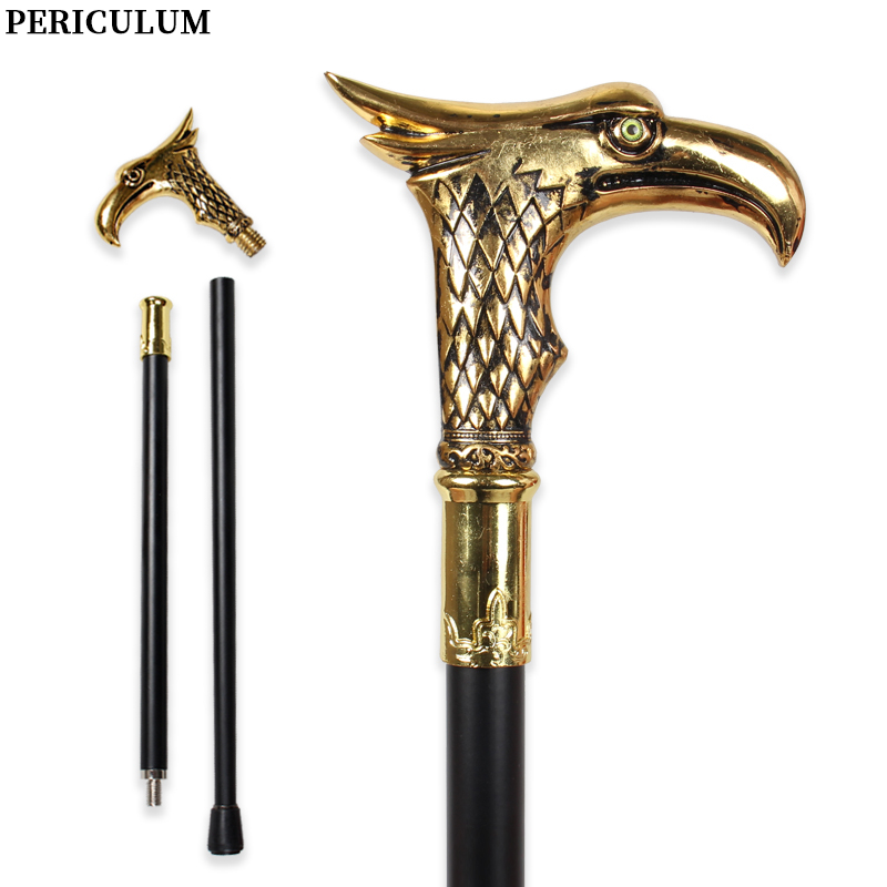 Shiny Gold Eagle Head Walking  - Detachable Cosplay Prop review and price