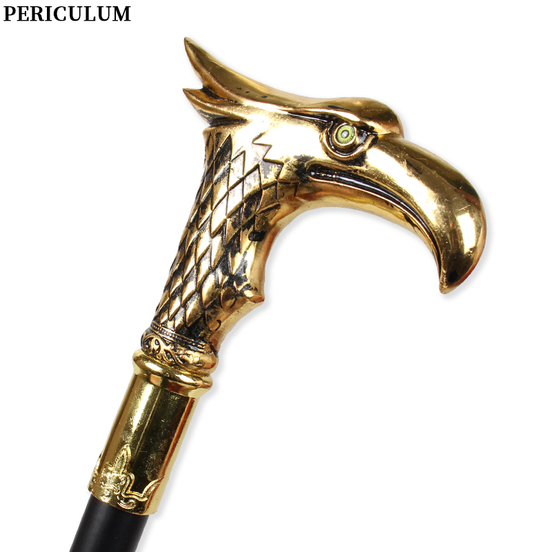 Shiny Gold Eagle Head Walking  - Detachable Cosplay Prop review and price