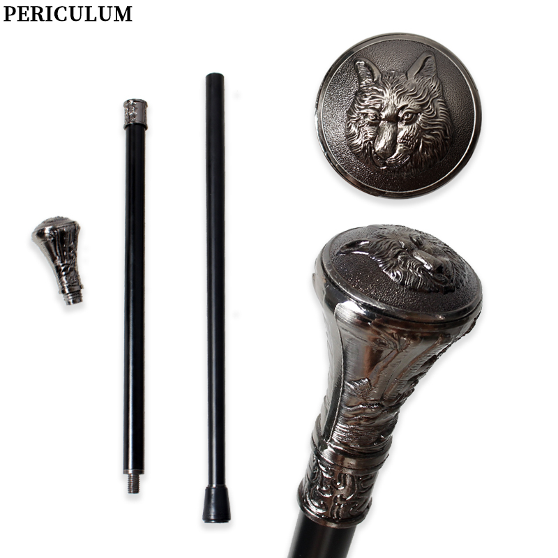 Antique Silver Wolf Head Carve - Detachable Cosplay Prop review and price